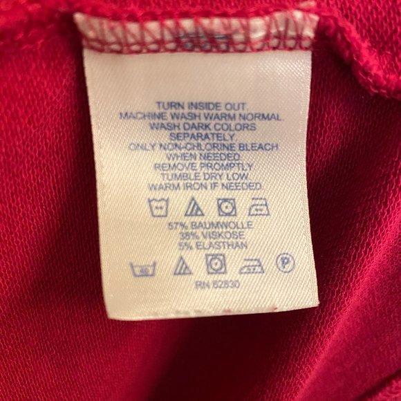 Lands' End Cowl Neck Long Sleeve Raspberry Top size XL - Picture 5 of 7